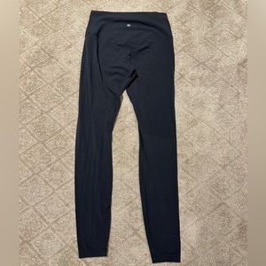 Black lululemon align leggings size 8